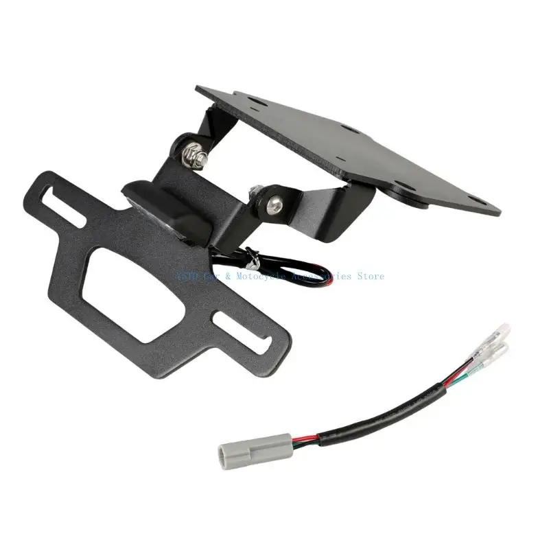 L5BC Rear License Plate Mount with Hinged Bracket for XTZ07/XTZ700 Tenere Models
