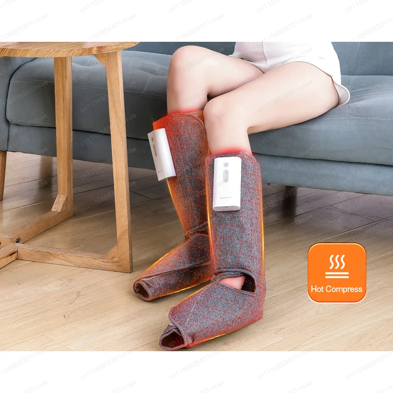 2025 new health product air compressed leg calf massager heated electric air compressed leg massager