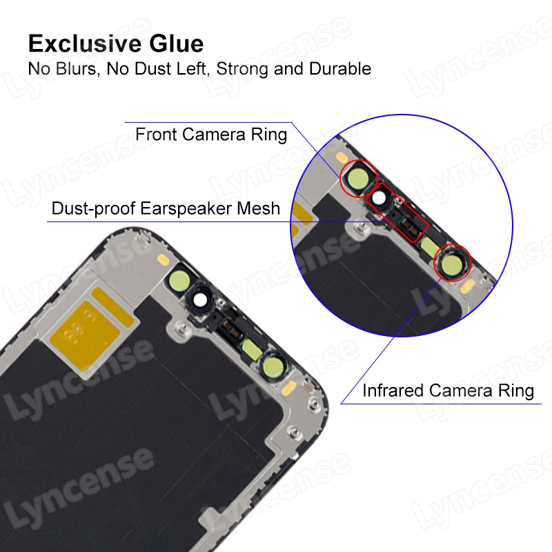 12 Mini OLED Pantalla For iPhone 12 Mini LCD Display Incell With 3D Touch Screen Replacement Digitizer Assembly Factory Display