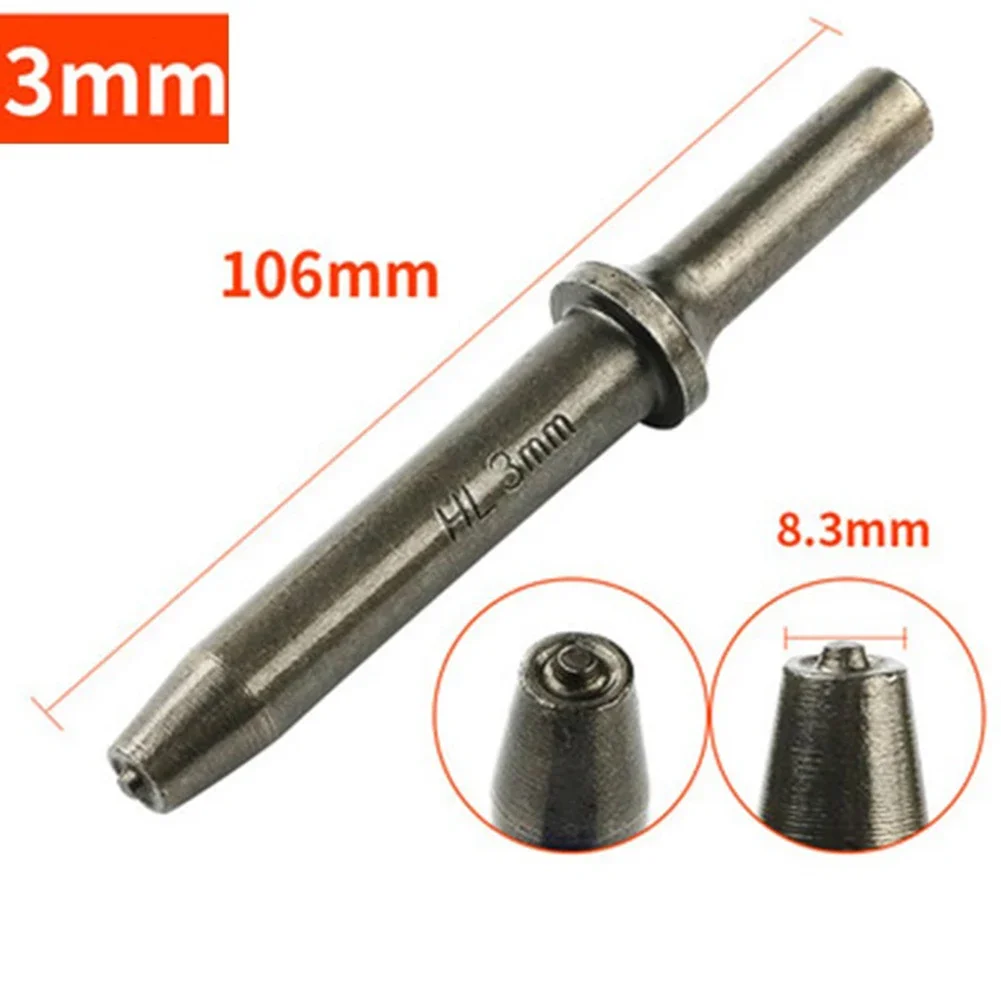 1pc Air Rivet Hammer Tool Handklinkhamers Renovatie Team 2/3/4/5/8mm Semi-holle Pneumatische Hamer Impact Air Tools Air Rivet Guns