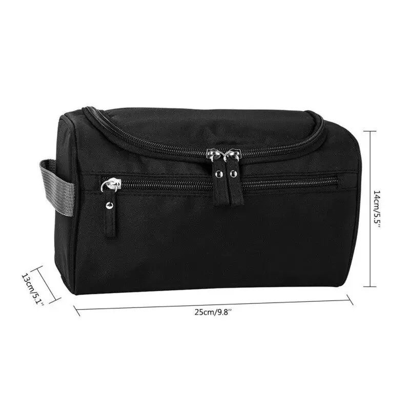 Tragbare Make-up-Tasche Unisex-Kapazität wasserdichte kosmetische Veranstalter Toiletten artikel hängen Fall Tasche für Frauen Männer waschen Rasieren Make-up – Detail 2
