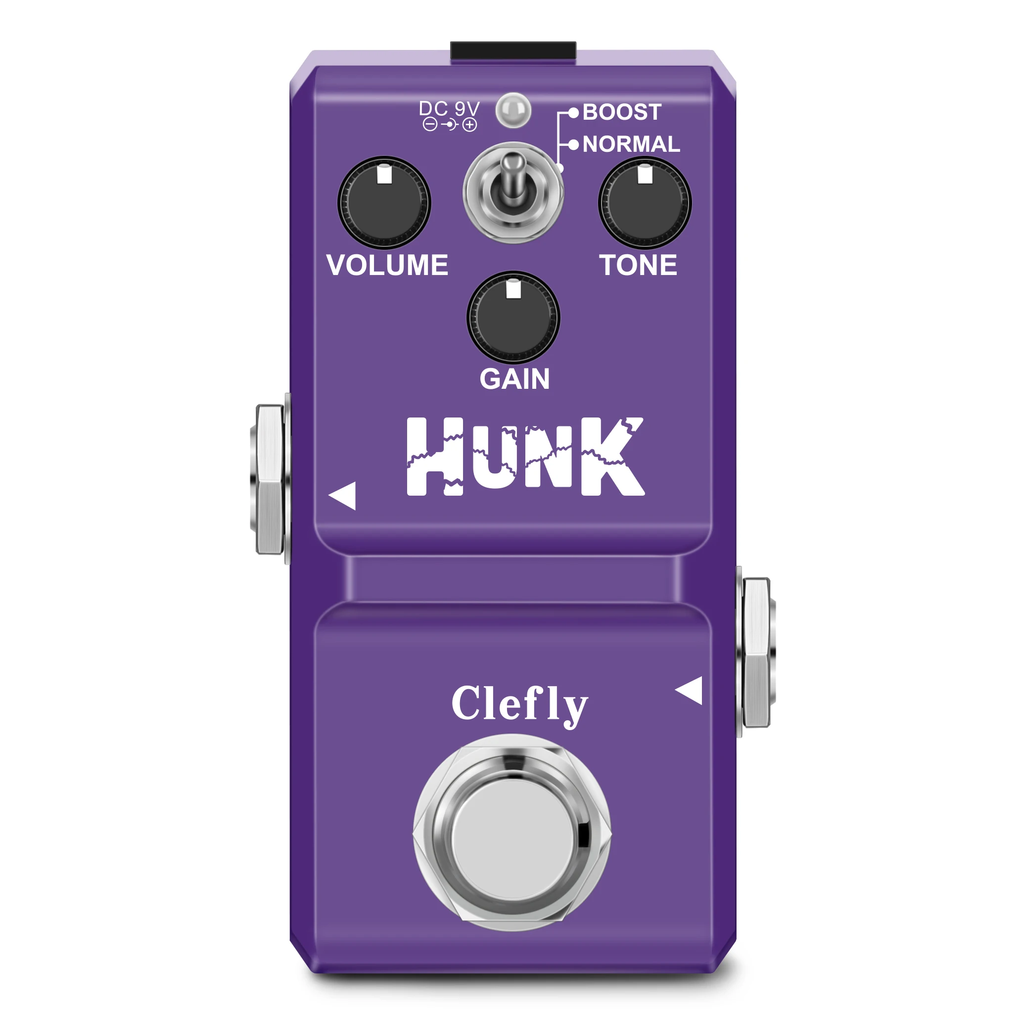 Clefly LN-301B HUNK Mini Distortion Guitar Pedal Nano Size Classic British Style Effect Pedal True Bypass