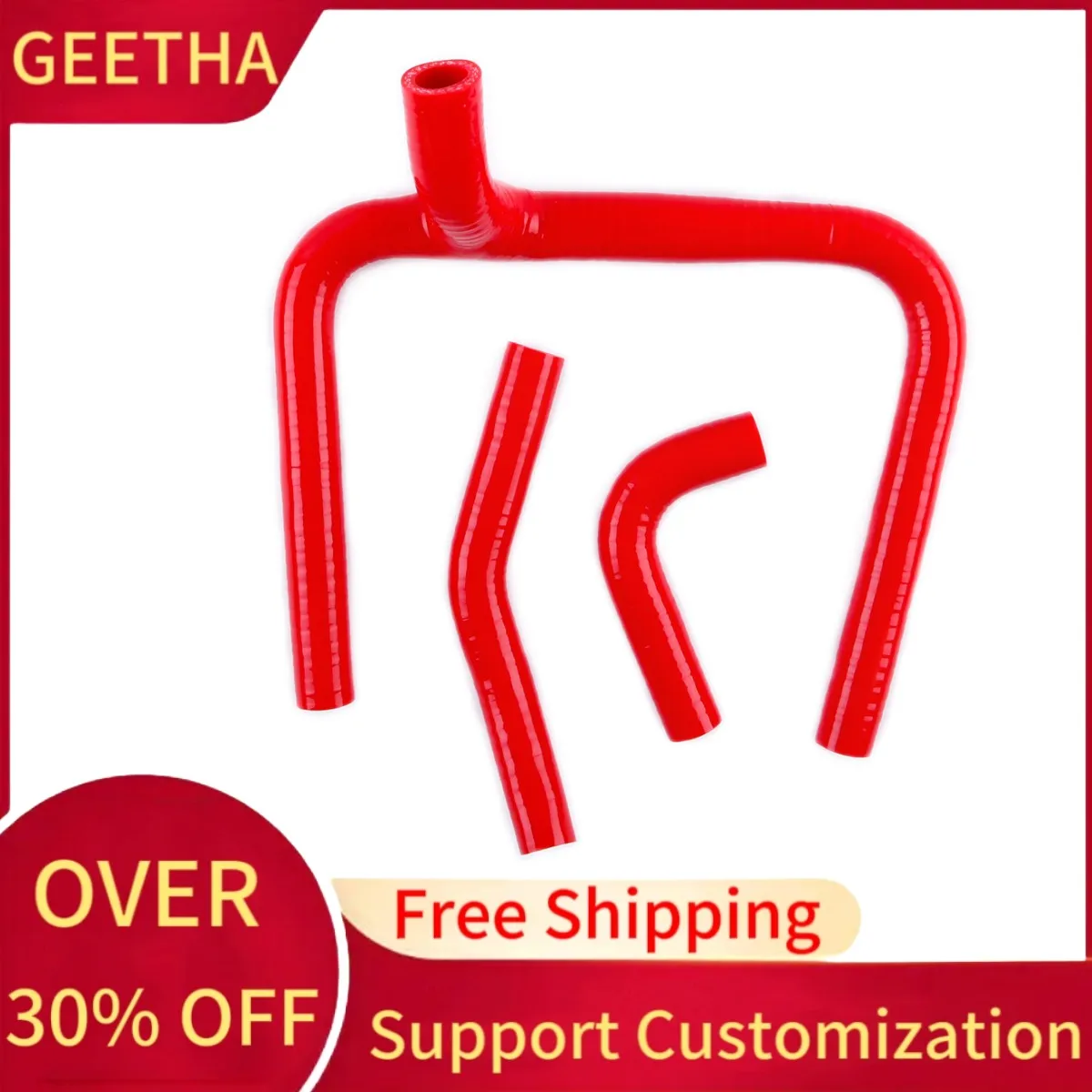 For 2017 2018 2019 2020 Kawasaki KX250F Silicone Coolant Radiator Hose Pipe Kit