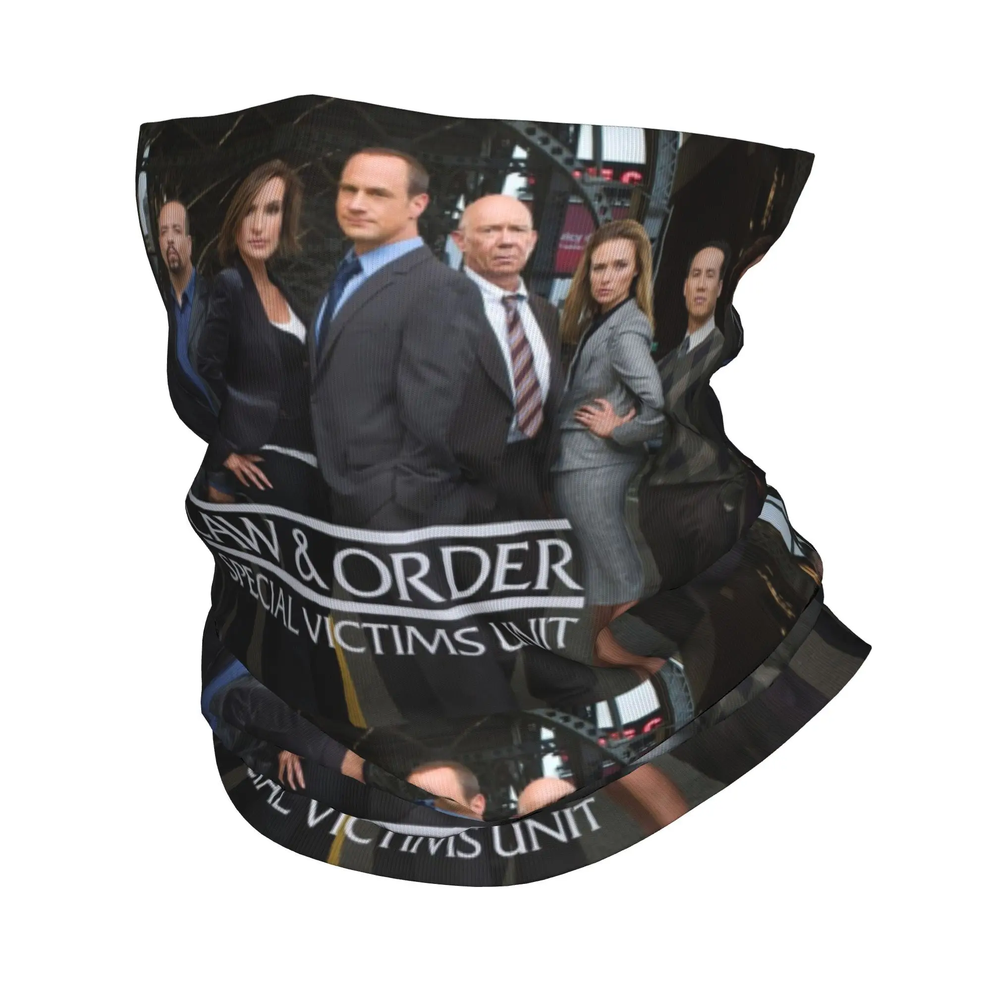 Lei e Ordem SVU merch Bandana Pescoço Gaiter Impresso Envoltório Máscara Cachecol Multiuso Máscara Facial Correndo Unissex Adulto Inverno
