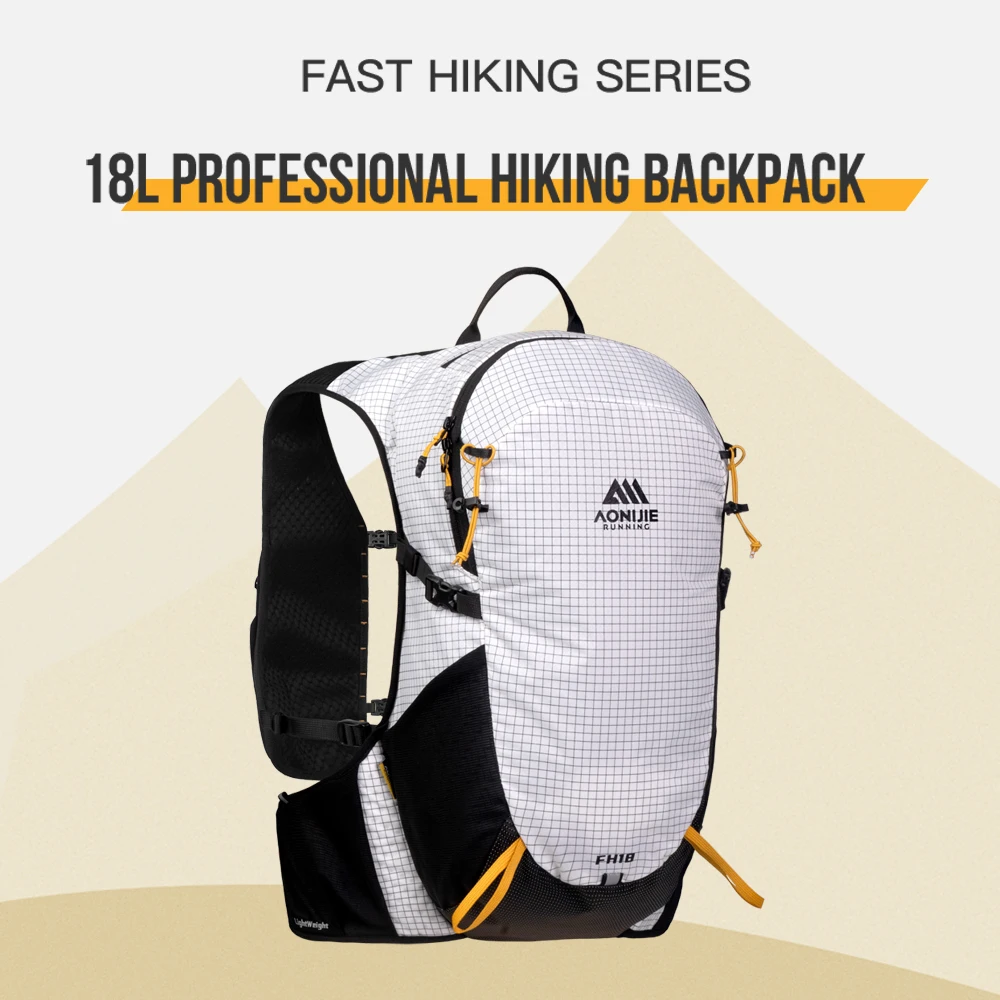 AONIJIE FH2518 하이킹 배낭 18L 경량 유니섹스 아웃도어 등산 배낭 마라톤 트레일 러닝 배낭