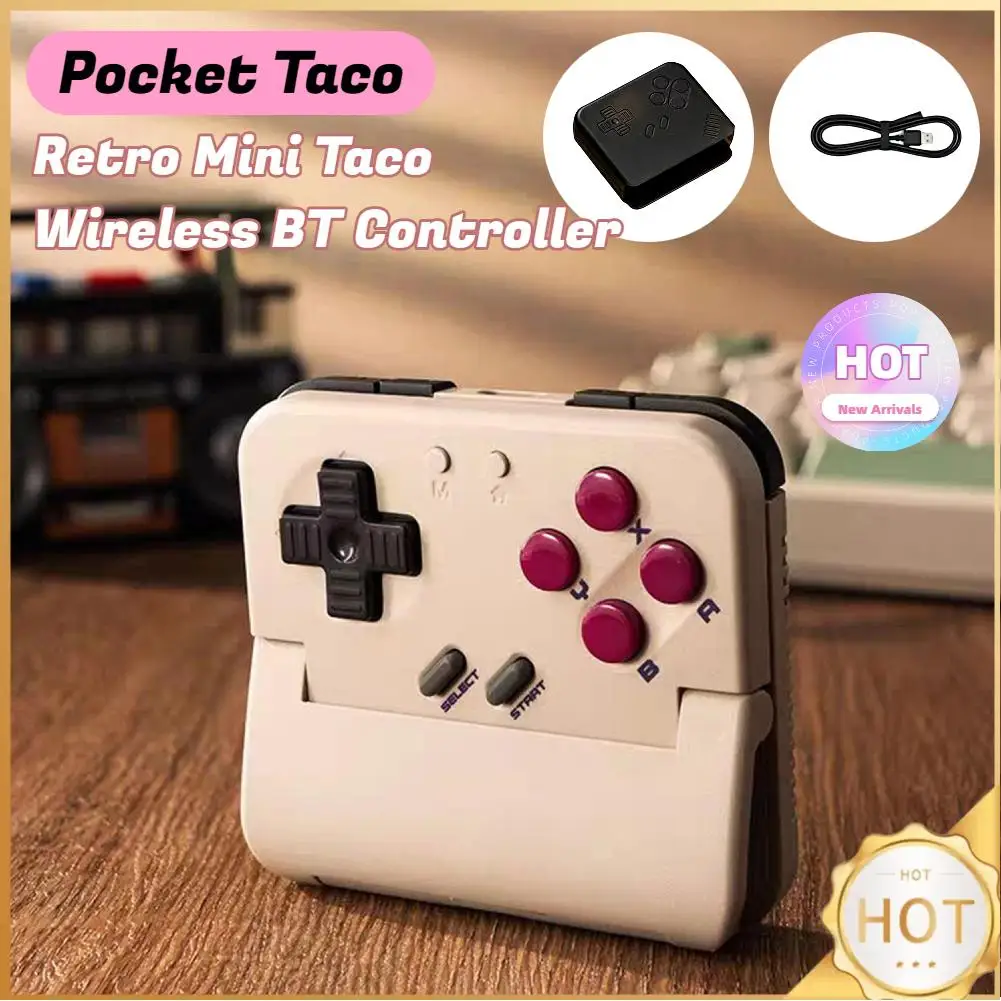 

Беспроводной игровой контроллер Retro Mini Taco BT для Android/iOS, поддержка эмуляторов NES/GBA, вертикальный геймпад