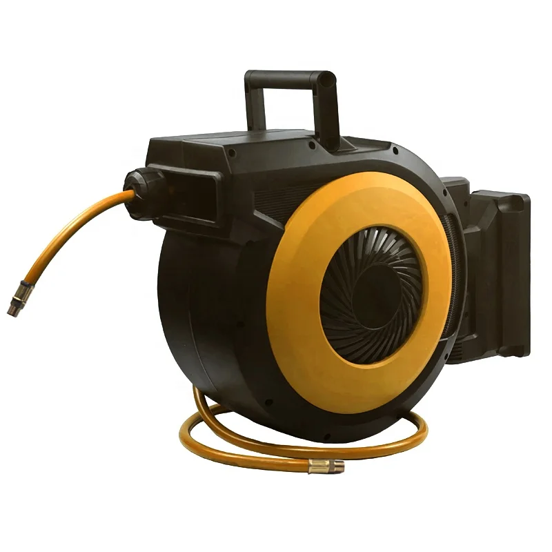 Wall Mounted Retractable Pneumatic air Hose Reel for Car Wash