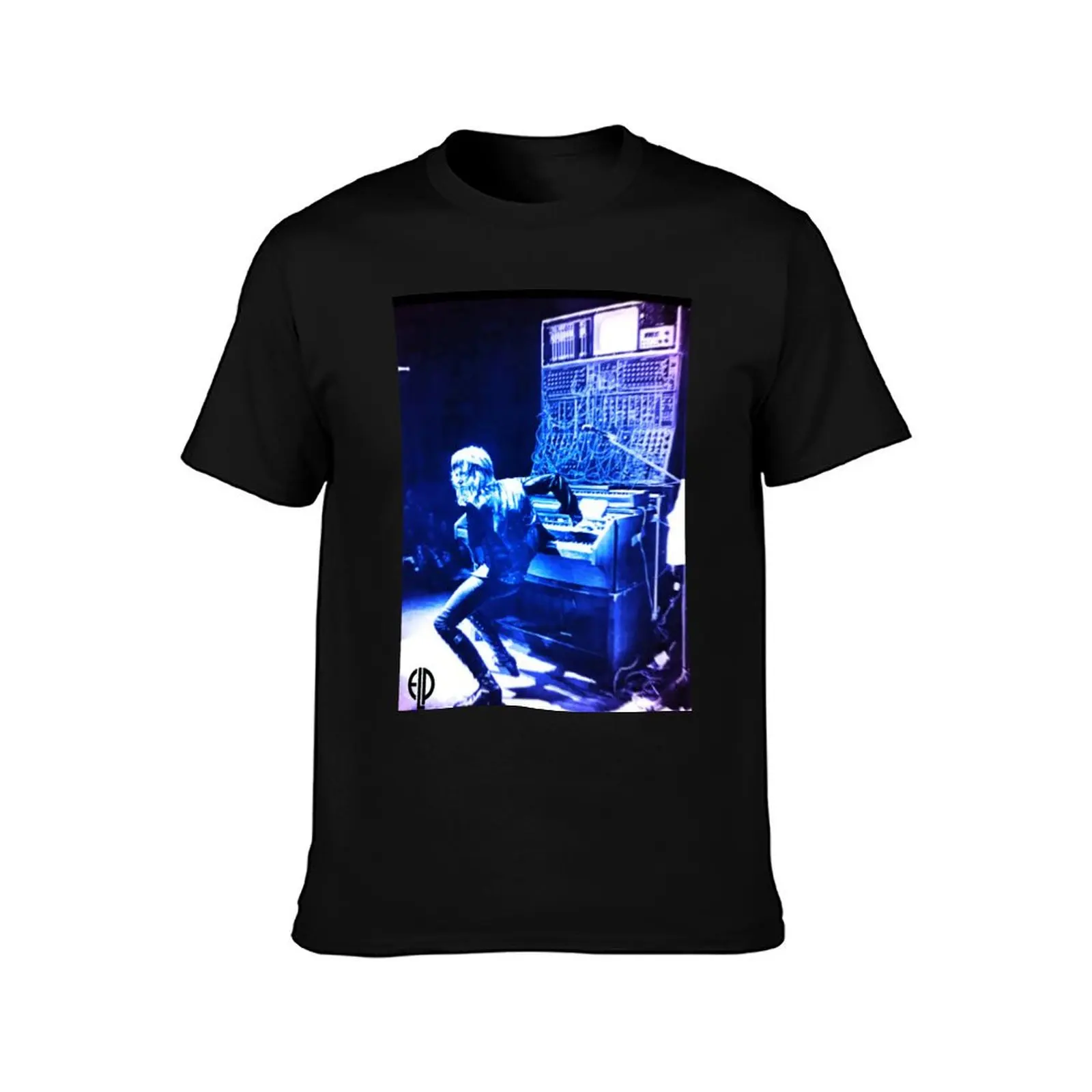 Keith Emerson Moog poster print T-Shirt Comfort Stretch Tee Shirt T-Shirt