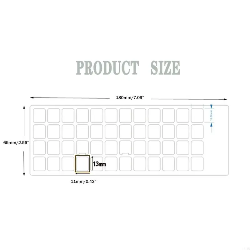 P9JB Russian Language Keyboard Stickers Alphabet Letters Black White Waterproof Super Durable Keyboard Layout Button Sticker