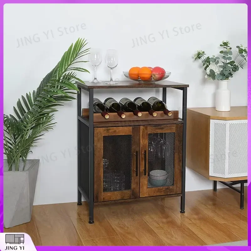 Small Wooden Wine Cabinet with Temperature Control for Home Bar Kitchen Restaurant Wholesale Wine Cooler Storage Rack image 3