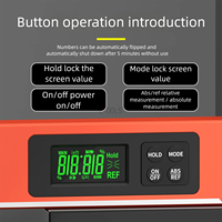 LED Display Digital Protractor 0-90° Range High Precision Angle Finder Anti Slip 40cm Length Magnetic Level Measuring Ruler