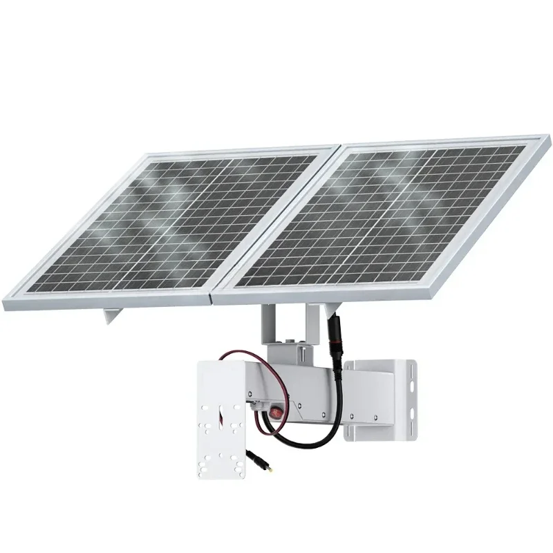 Solar System Off-grid Energy Storage System Lithium Battery for Home Farm Island Outdoor 4G Router Lighting Surveillance Camera