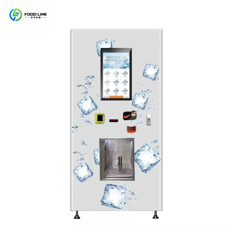 Factory Price Factory Direct Commercial Ice Vending Machine Customized Large Output Ice Dispenser Compressor Cooling Customized
