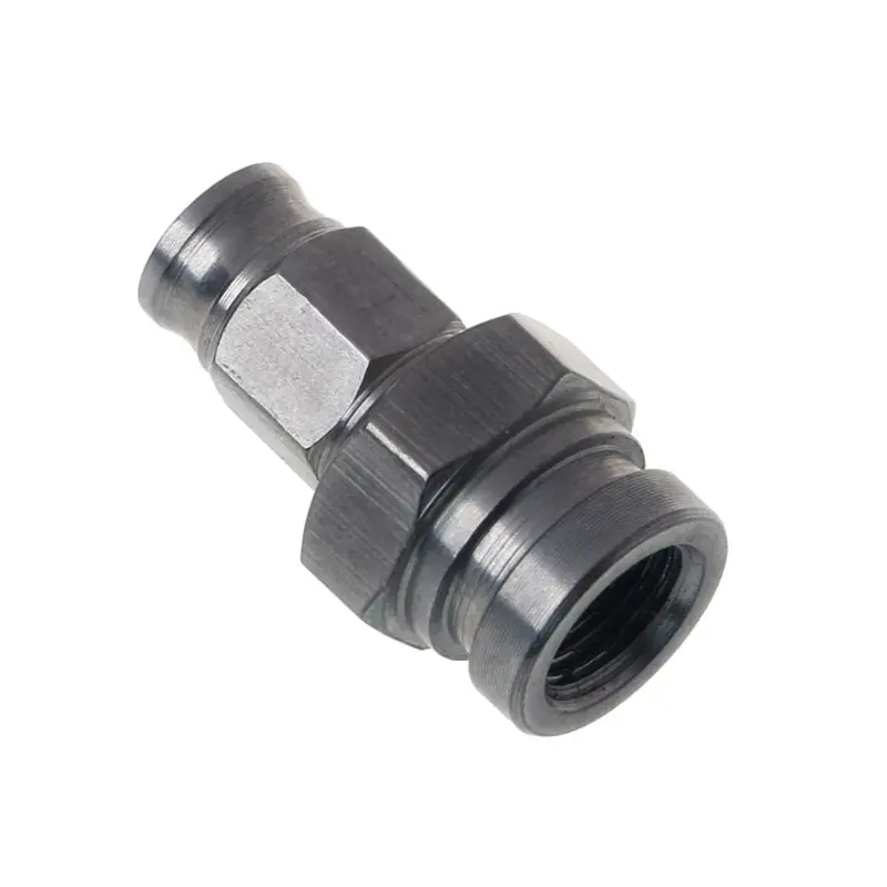 AN-3 AN3 Motorcycle Brake Line Hose Fluid Quick Release Connect Straight Fitting Adapter M10x1.0 Hydraulic Brake Tube Connector