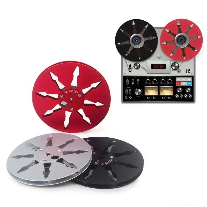 E56B 7inch 8 Hole Opener Empty Reel Aluminum Alloy Speaker Accessory for Enhanceds Sound Experience
