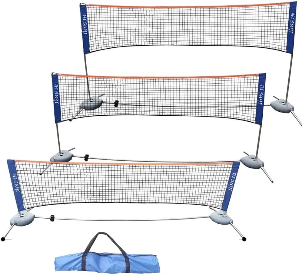 

Adjustable Badminton Volleyball Tennis Net Set with Carry Bag for Outdoor Sports