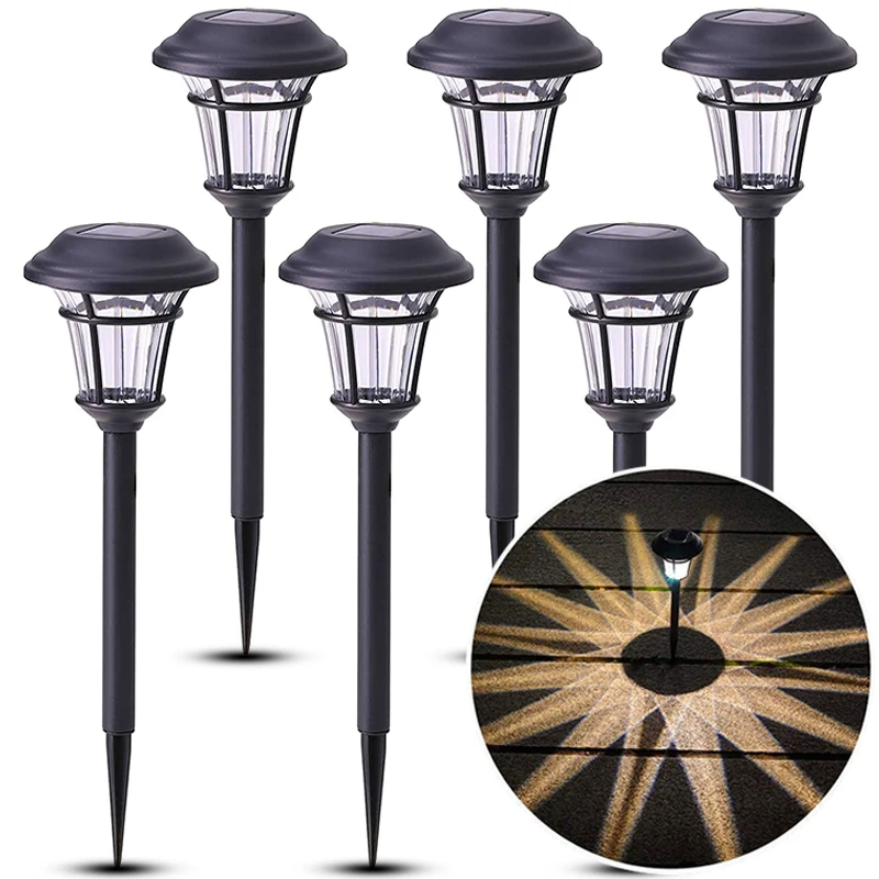 

Outdoor LED Solar Garden Lights Warm Waterproof Pathway Lights Decor Yard Lawn Patio Solar Lamp