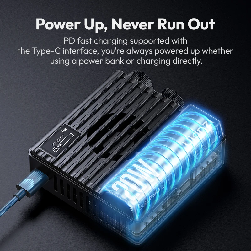 Ulanzi LE20 20W RGB مصباح الجيب بالألوان الكاملة CRI 95+ مع شحن من النوع C لصورة الطعام والحياة الساكنة والتصوير الفوتوغرافي والبث المباشر