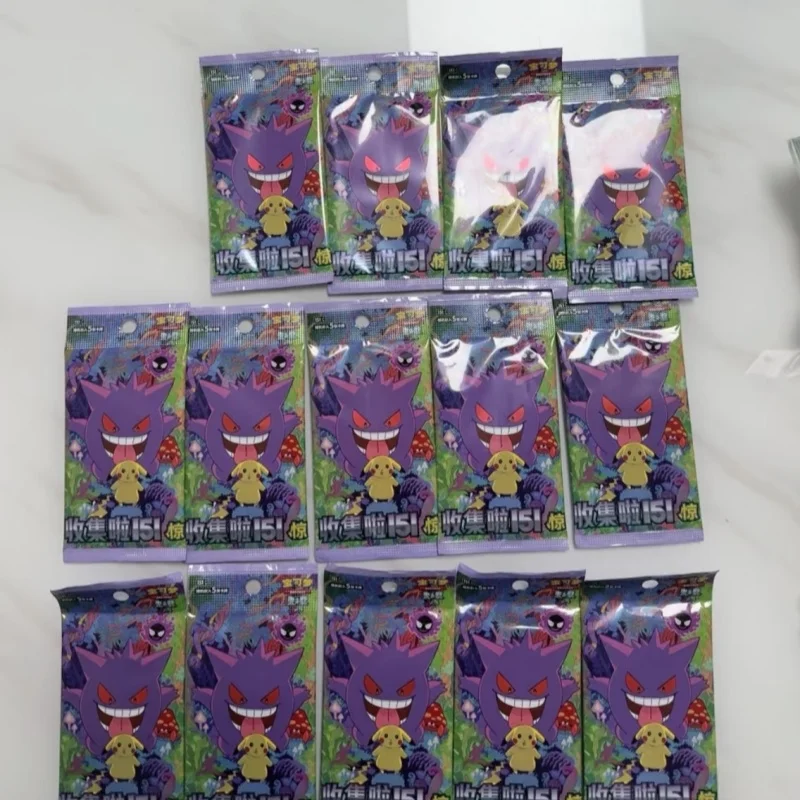 ขายดี โปเกมอนแท้ ของสะสม 151 ใบ เซอร์ไพรส์ จิง เล่ม 3 สีม่วงแดงบาง Ptcg กระเป๋าใส่การ์ดสะสม มีสินค้าในสต็อก