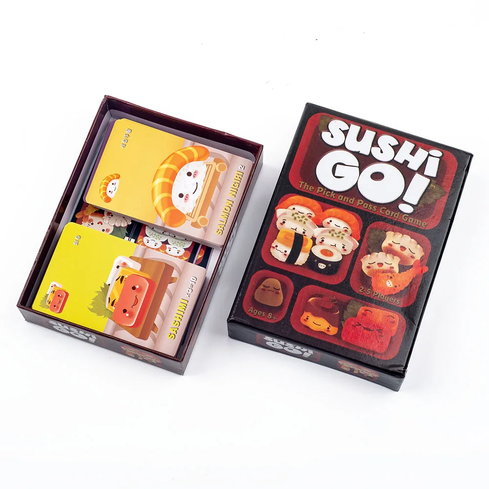¡Sushi Go Party! Divertido juego de cartas multicolor - Perfecto para fiestas, viajes y regalos