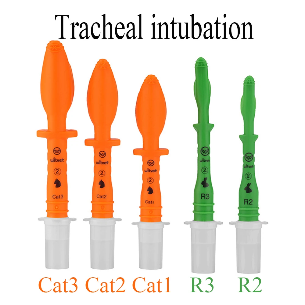 Pet Cat&Rabbit Blind Endotracheal Intubation Tube Special Gas Intubation Flexible Introducer Guided Supraglottic Airway Tools