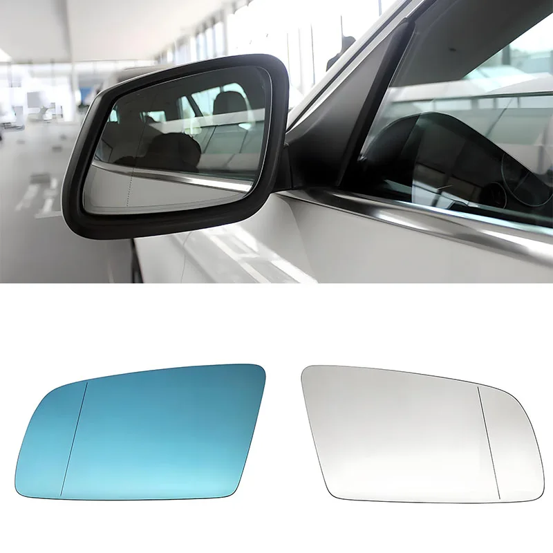 

Side mirror lenses, suitable for BMW E60, E61, 2003-2007. Heating glass for the rearview mirror.