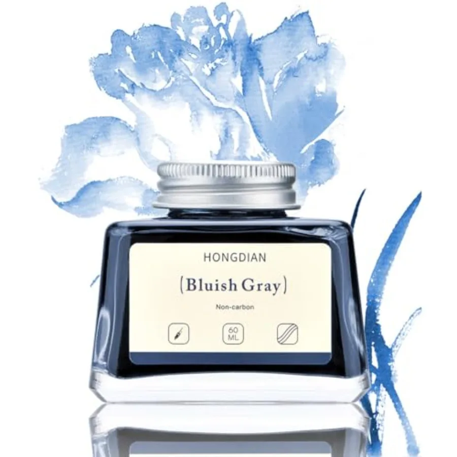 

Hongdian Fountain Pen Bottled Ink, 60ml Fountain Pen Bottled Ink, Non Carbon