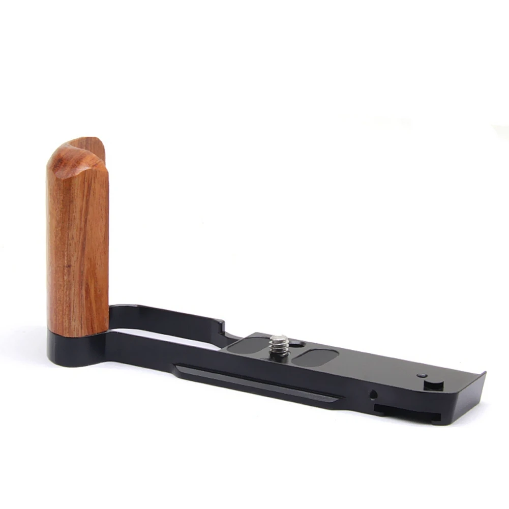 Quick Release L Plate Wooden Side Handle Bracket Handgrip for NIKON ZFC Digital Camera Tripod Accessories Black