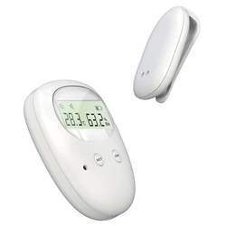 Wireless Baby Bedwetting Alarm Pee Alarm for Kids Potty Training Elder Care Vibration Sound Reminding Temperature Humidity