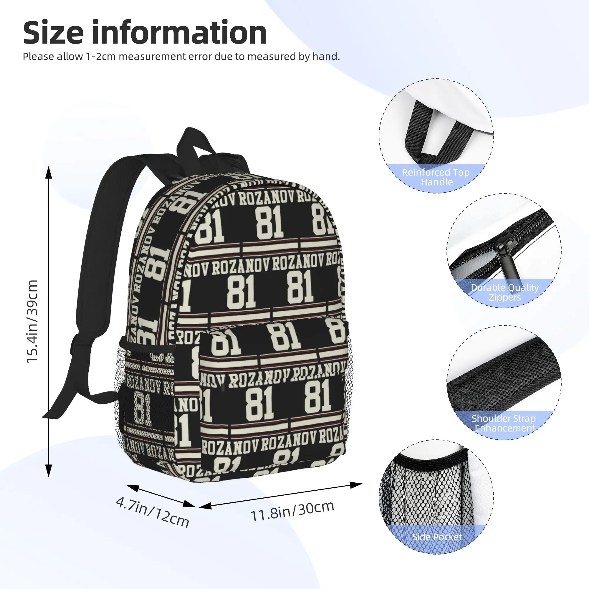Heated Rivalry Ilya Rozanov Jerrsey Matching Couple Team LGBT Backpack Hot Sale Daypack BookBag Shoulder Bags School Bag