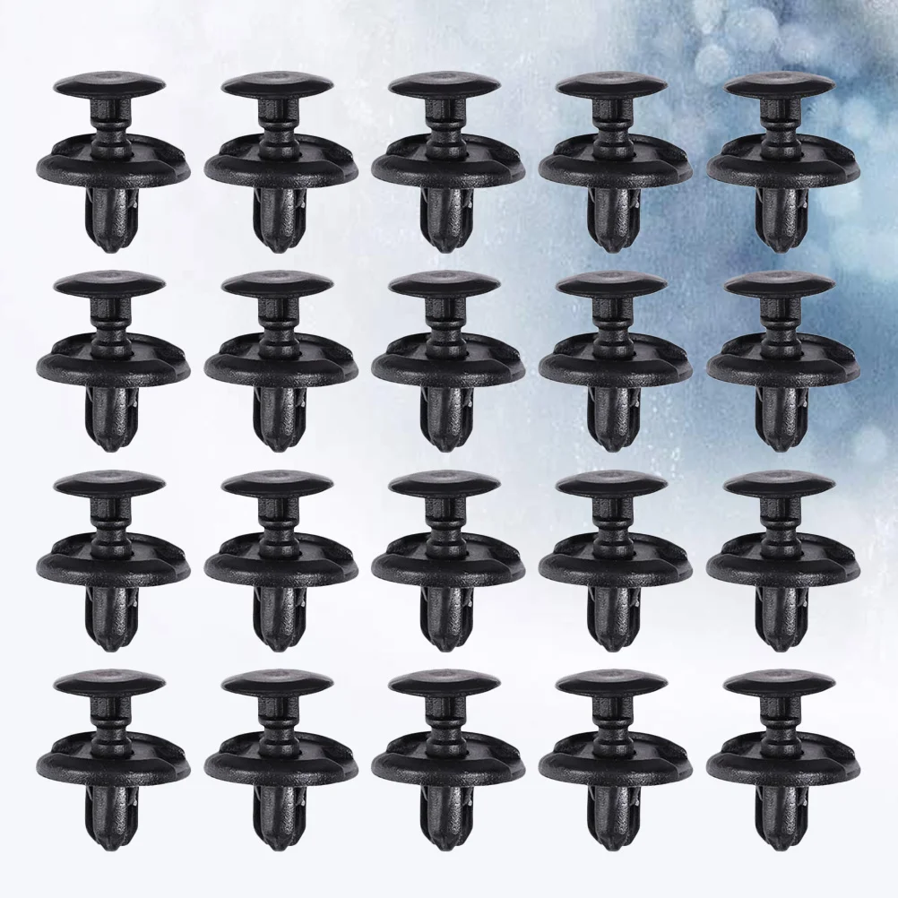 

80pcs Fender Liner Clips Push Type Fastener Rivet Strong Polyoxymethylene Bumper Fastening Fixing For Car Auto Interior Parts