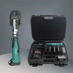 Electric Hydraulic Plier Rechargeable Battery Powered Crimping Tool Copper and Aluminum Terminal Crimping