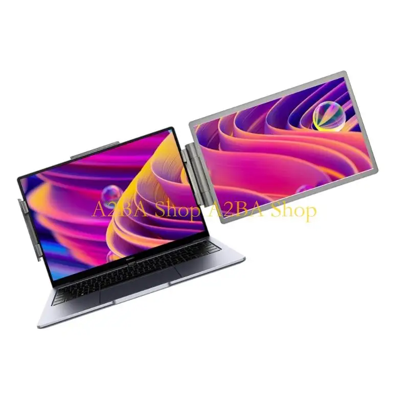 A2BA 14inch Portable External Screen Flexible Stand for Seamless Laptop Expansion