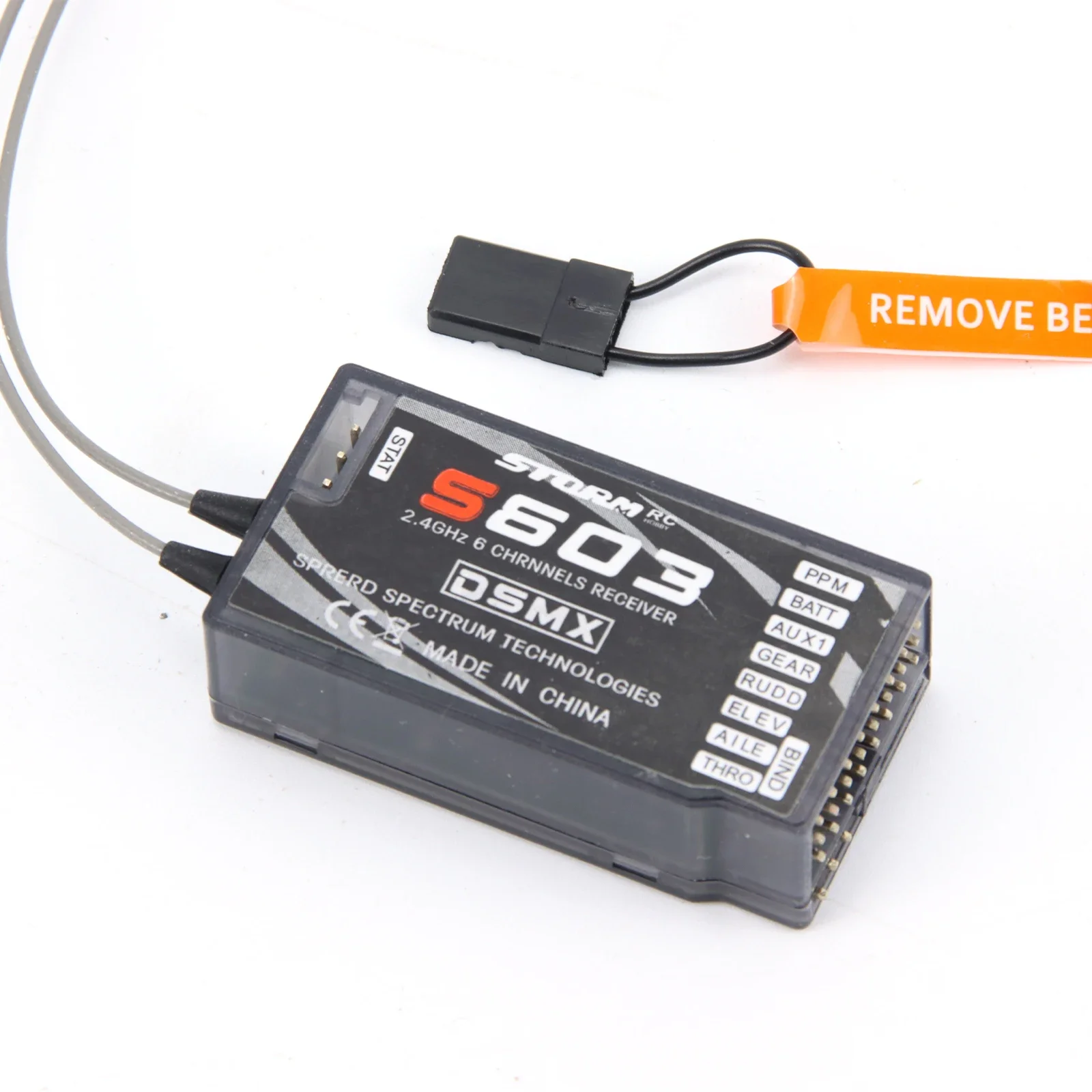 1PC DSMX AR6210 2.4GHz 6 Channel MKron DSM2 S603 RC Receiver for Model Aircraft Transmitter Spektrum DX6i DX7 DX8 JR DSX7 DSX9