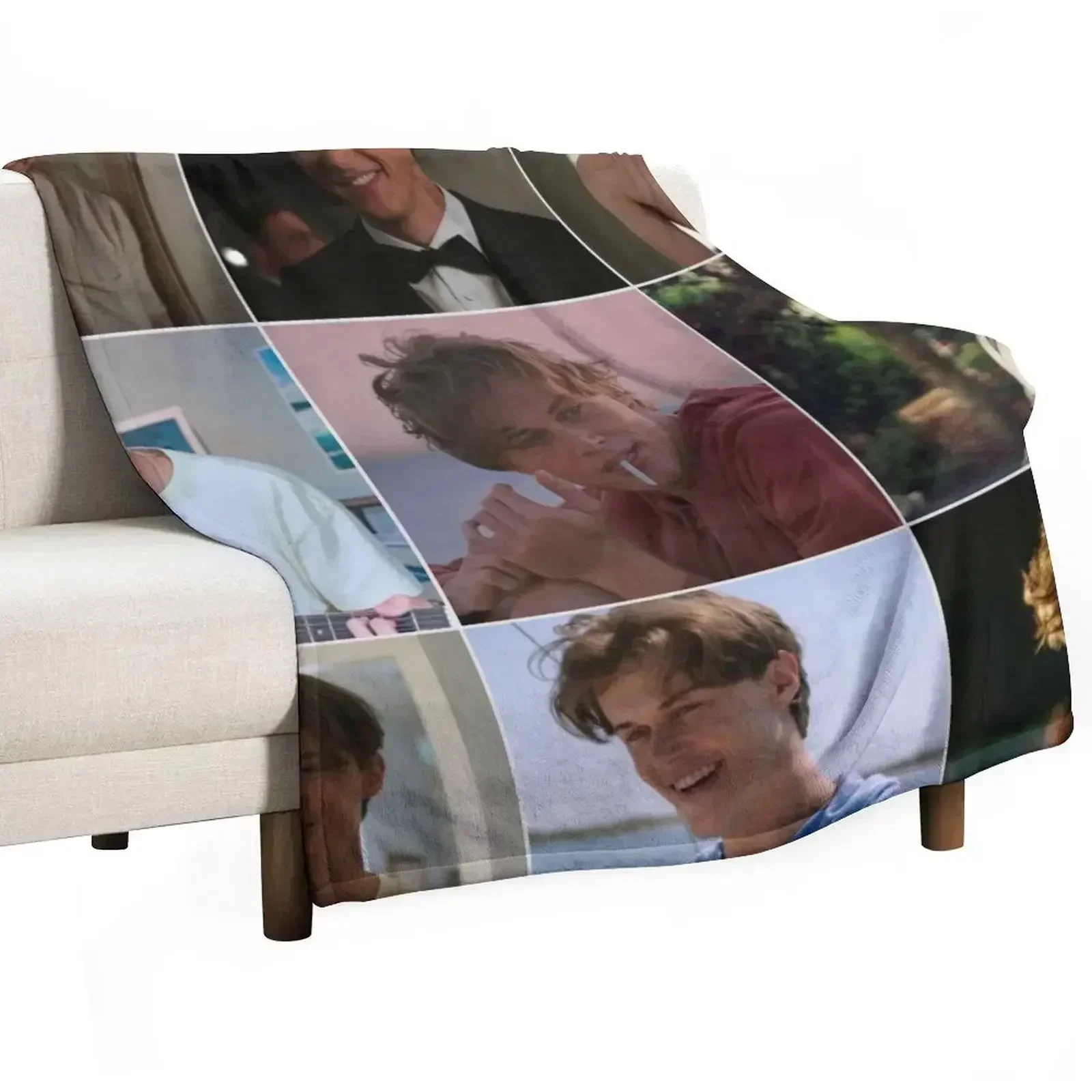 

Conrad Fisher Collage Throw Blanket Decorative Throw valentine gift ideas Tourist Large Blankets