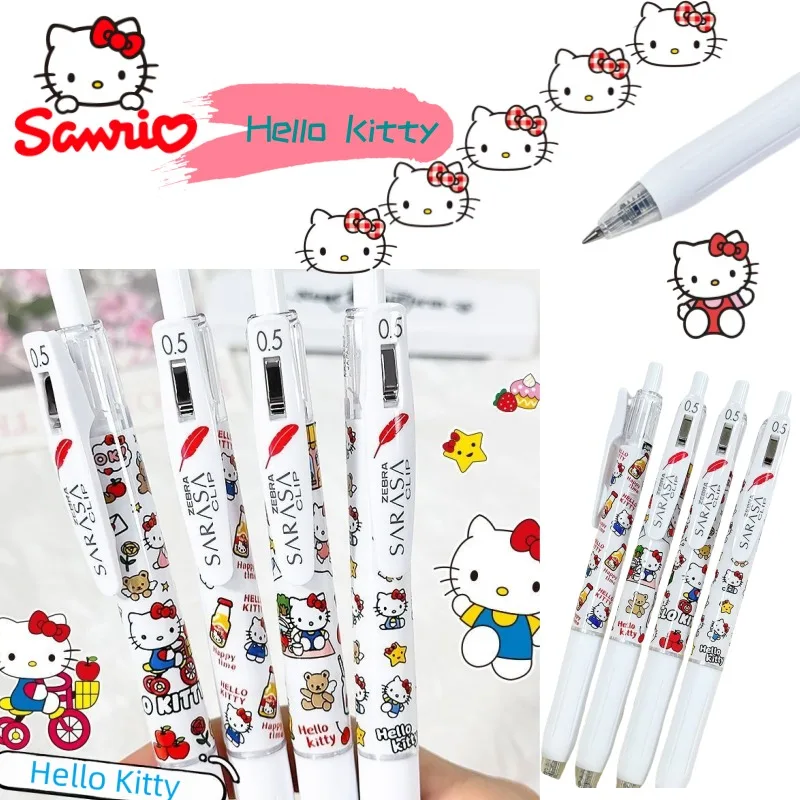 

Sanrio Hello Kitty high-potential creative quick-drying brush sliding push-type neutral pen cartoon student exam answering pen