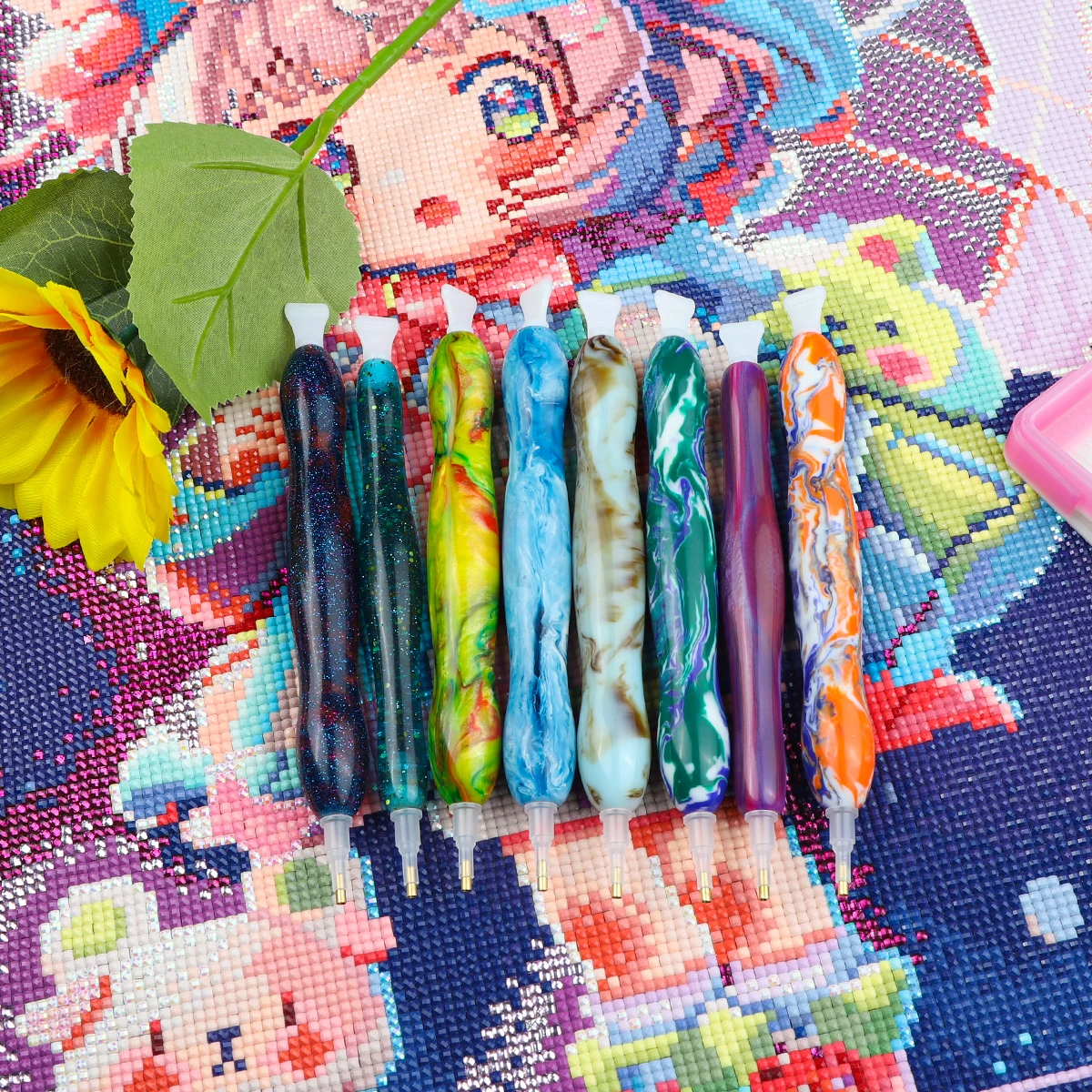Diamond Painting Pen - Single Pack Diamond Painting Tools and Accessories Handmade Art Resin Pen for Hobby Adults Kids Beginner