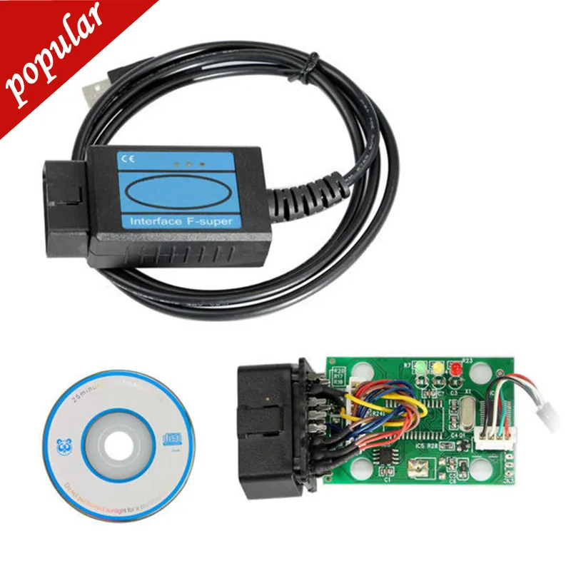 Latest F-super Interface F Iat Scanner Obd2 Eobd Cable Usb Scan Tool For Fiat Diagnostic Cable