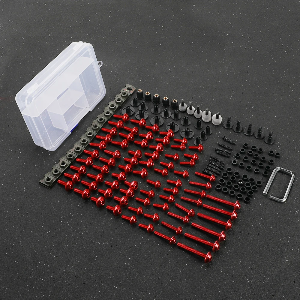 Motorcycle Accessories Full Fairing Bolts Kit Screws Nuts CNC FOR Honda XRV750 Africa Twin 1990-2003 Africa Twin RD04/RD07/RD07A