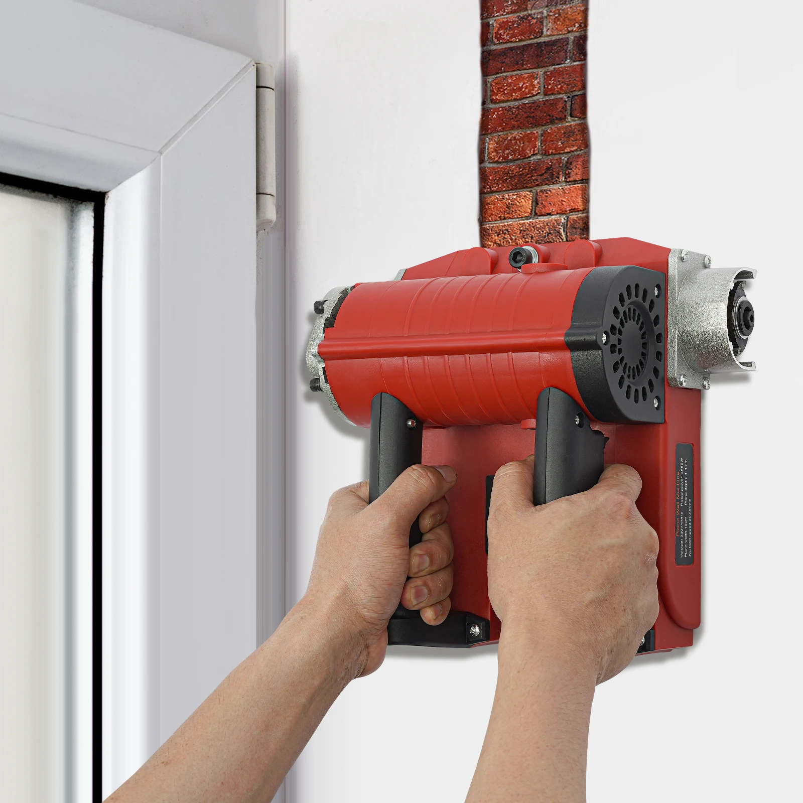 110V/220V Electric Wall Planer Machine Portable Roller Planer with 9.84ft Cord 15cm Planing Width