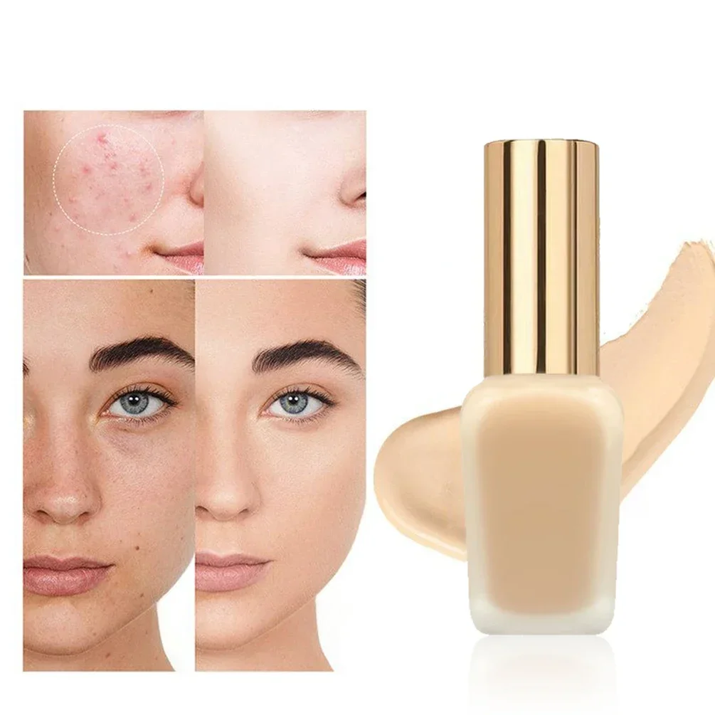 

Private Label 8-color Liquid Foundation Custom Logo High Coverage Corrector Oil Control Long Lasting Non-fading Makeup Wholesale