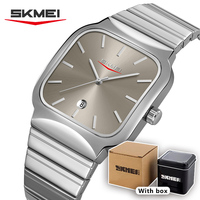 SKMEI Quartz Mens Casual Top Brand Luxury Watches Mens Round Movement Waterproof Wristwatches Date Week Display Male Clock 9361
