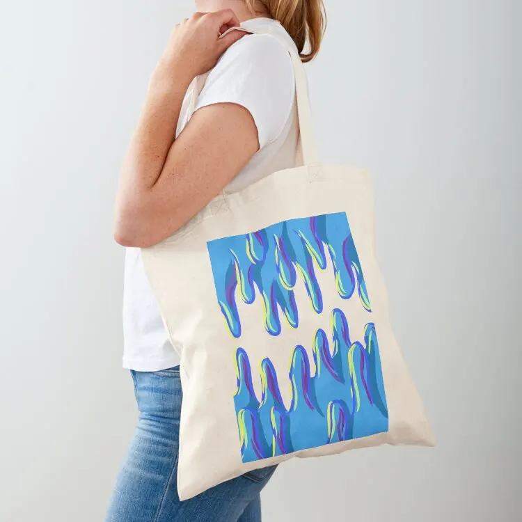 

Blue drips, the slimey trip Tote Bag shopping bag tote bag custom tote reusable shopping