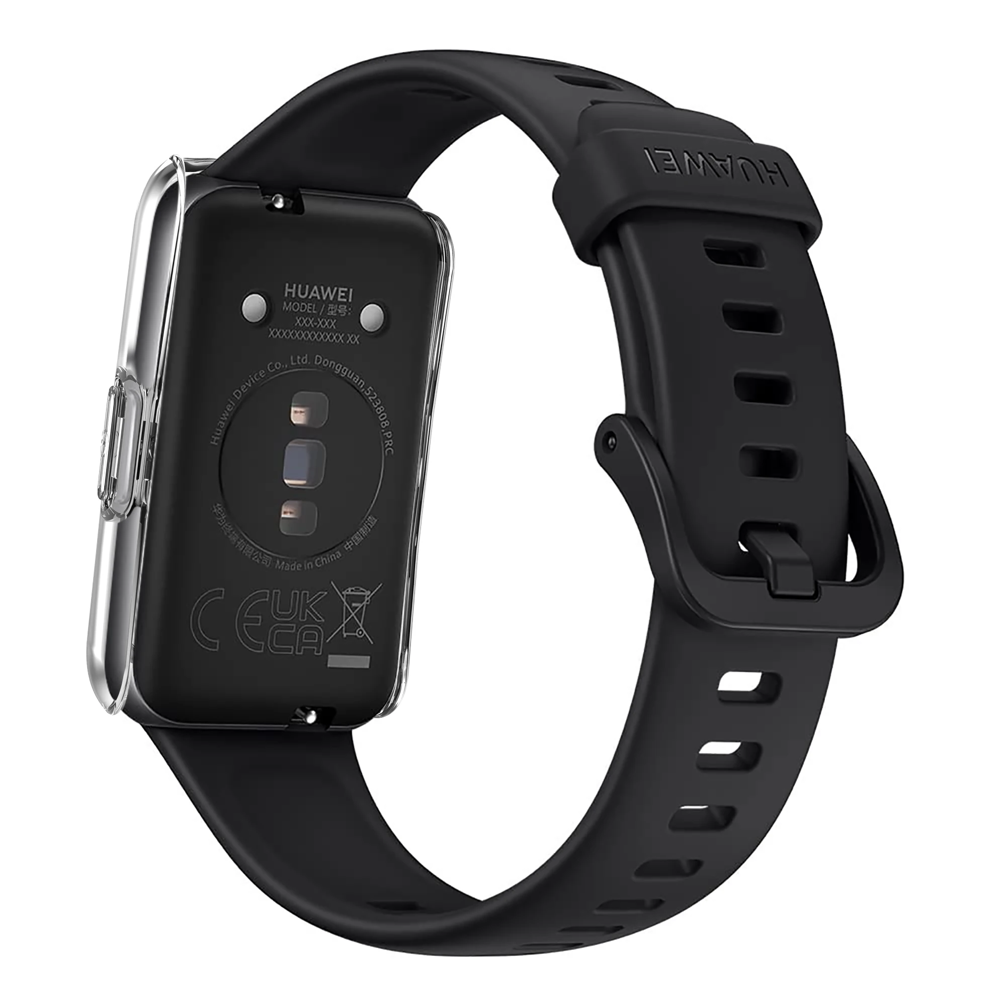Screen Protect Case for Huawei Band 7 Plastic Hard Case Tempered Film 0.188 Mm Touch Sensitive for Huawei Smartband 7