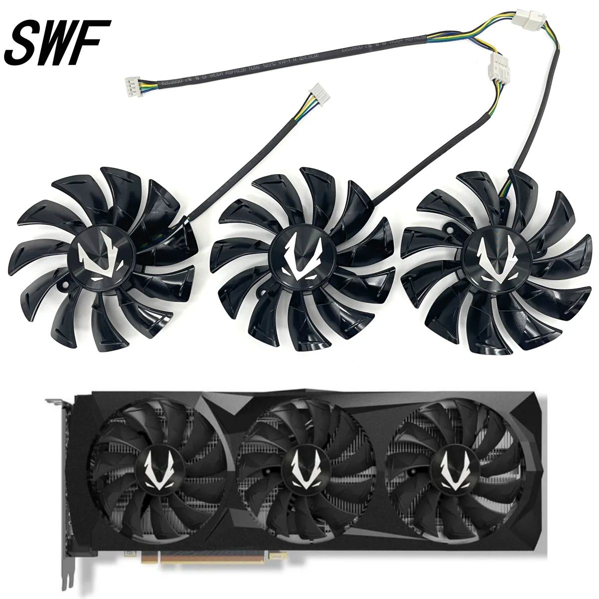 

New 87MM GA92S2U GFY09215M12SPA RTX2080 2080Ti Graphics Card Cooling Fan For ZOTAC GeForce RTX 2080 Ti AMP Edition Cooler Fan