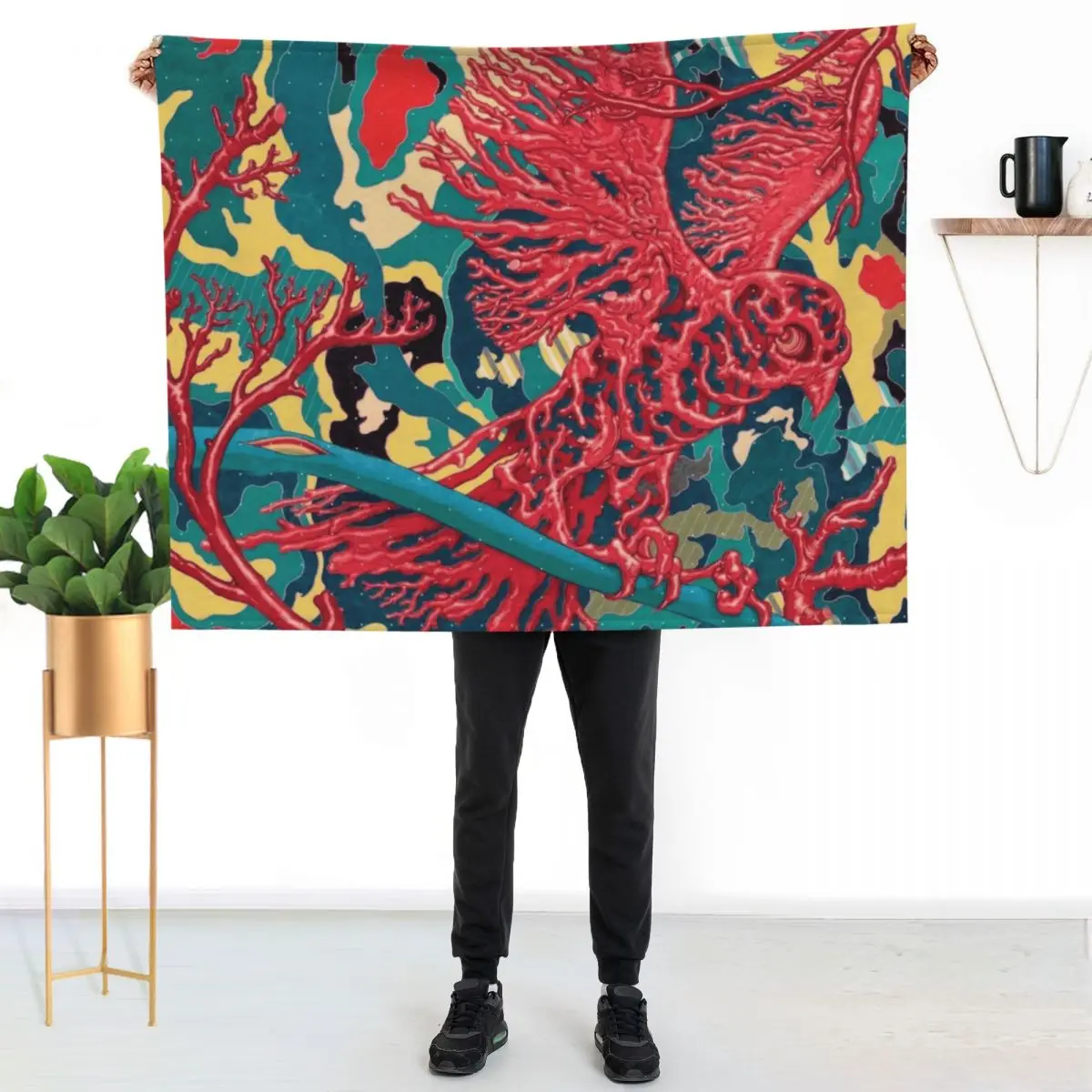 James Jean Throw Blanket couch cozy soft plush fuzzy picnic outdoor blanket