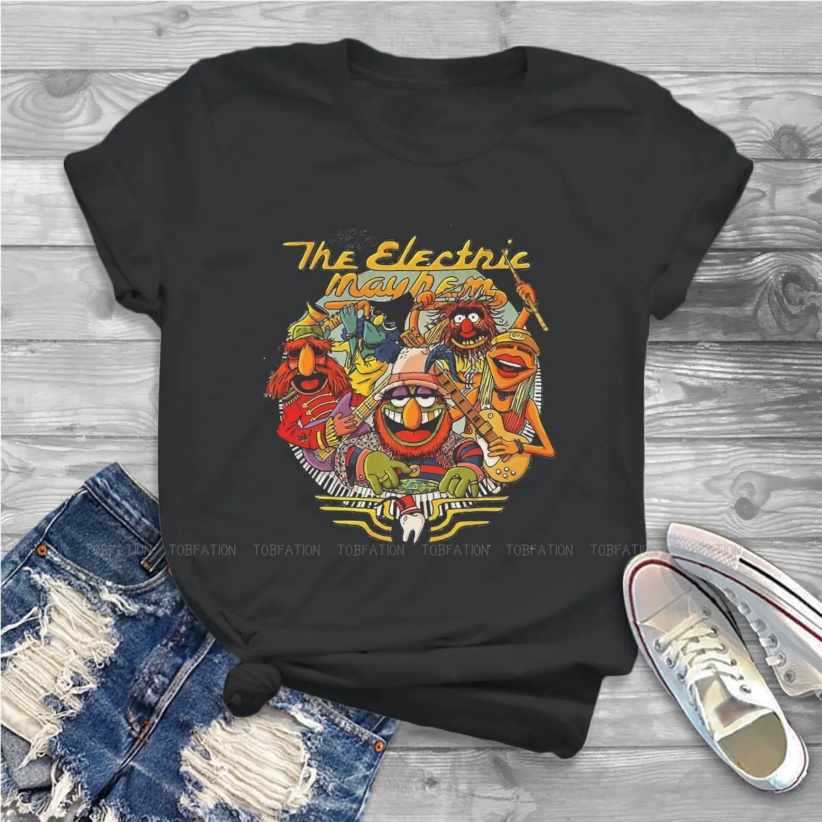 DR TEETHS e THE ELECTRIC MAYHEMS maglietta speciale per ragazza Fraggle Rock bambini Cartoon 4XL nuovo Design T-Shirt grafica