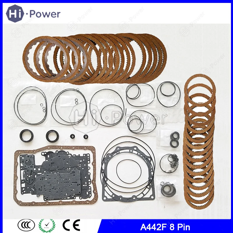 8 Pins A442F Auto Transmission Clutch Overhaul Repair Kit Friction Plate For TOYOTA Car Gearbox Disc Oil Seal Kit