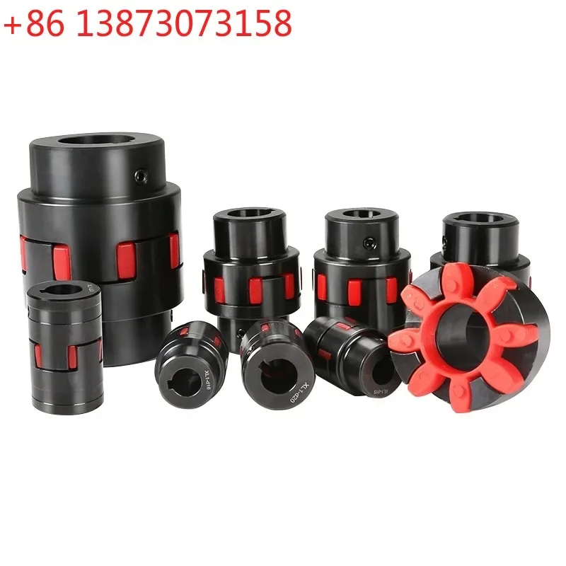 1PC XL0 D30L50 8/10/12/12.7/14/16mm CNC Motor ballscrew 3Jaw spider plum steel Shaft Coupel Shaft Coupler Flexible Coupling