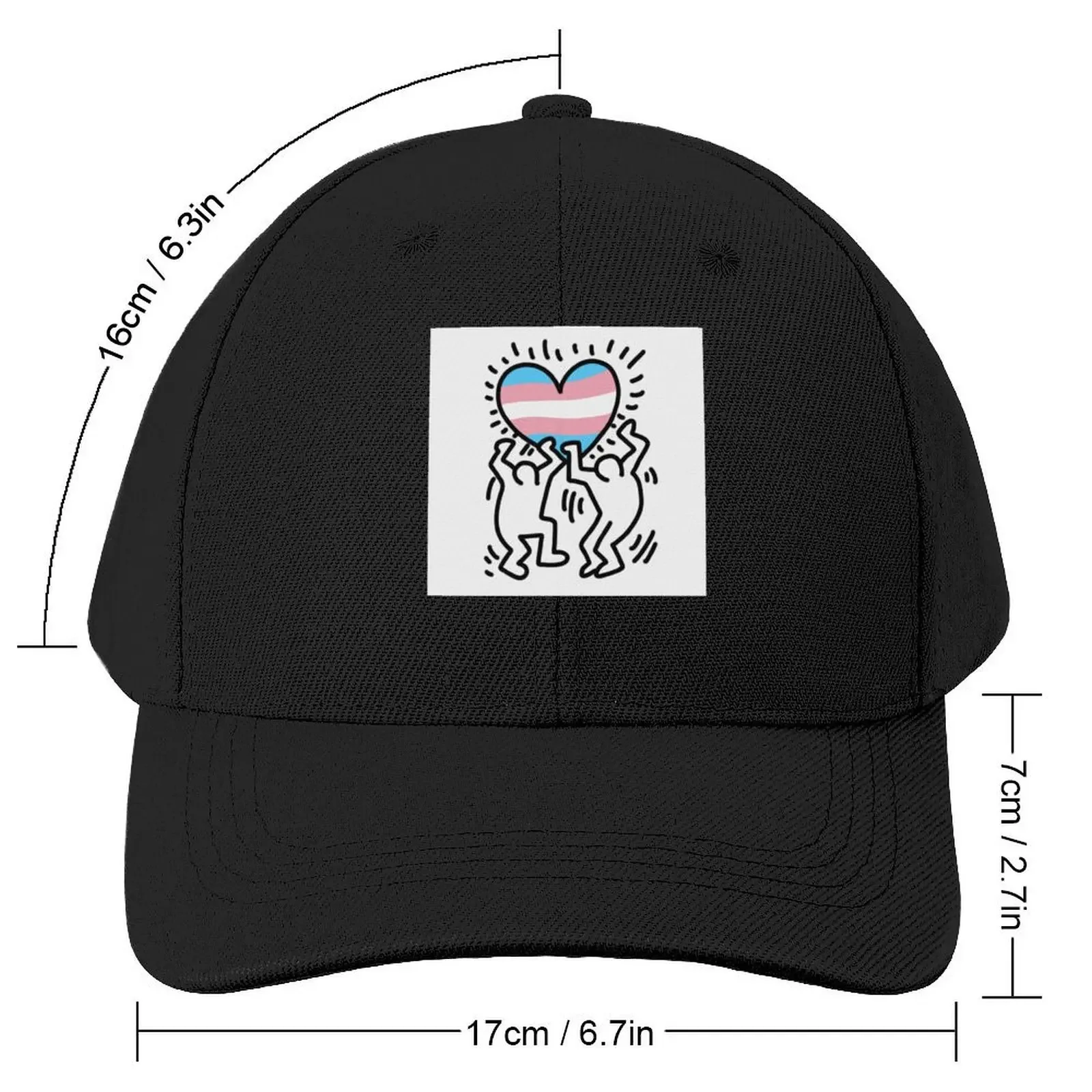 Trans Rights! Baseball Cap New Hat Icon party Hat sun hat Woman Men's